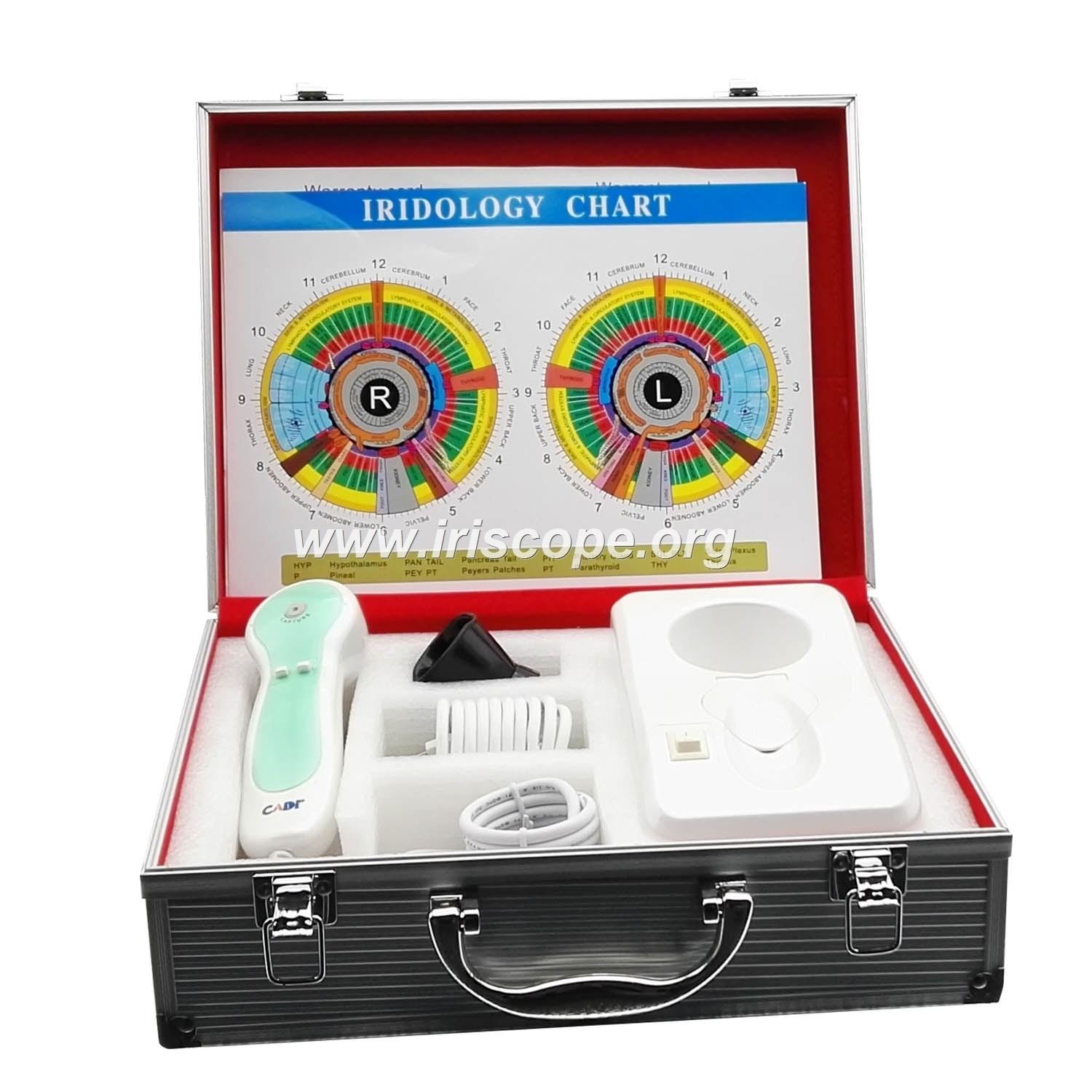 Loupe d'iridologie professionnelle MAIKONG avec LED