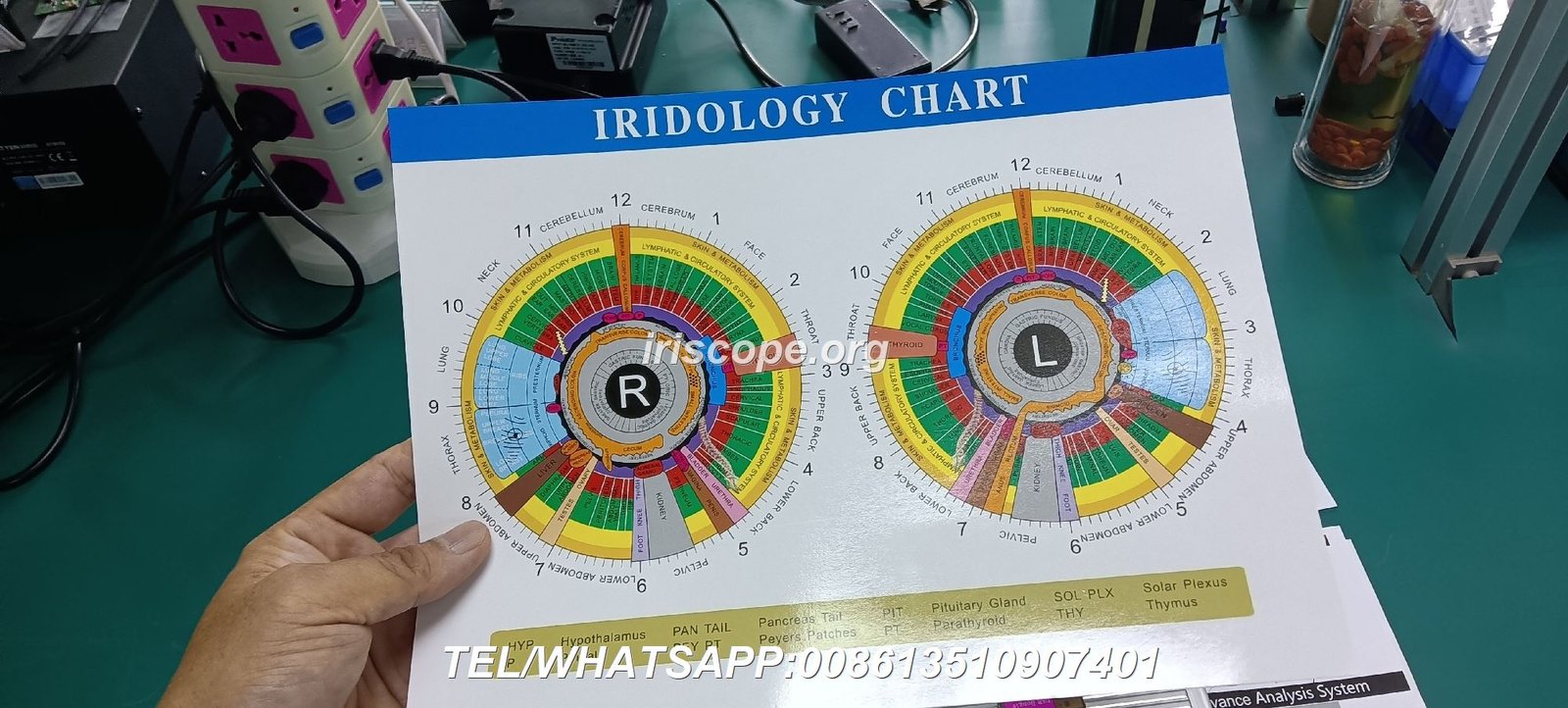 appareil photo pour iridologie