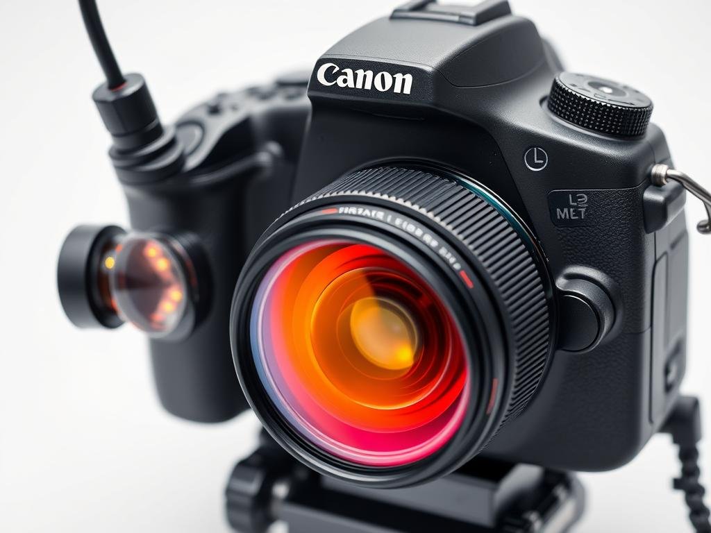 Appareil photo Canon iridologie MAIKONG avec objectif macro et système d'éclairage LED