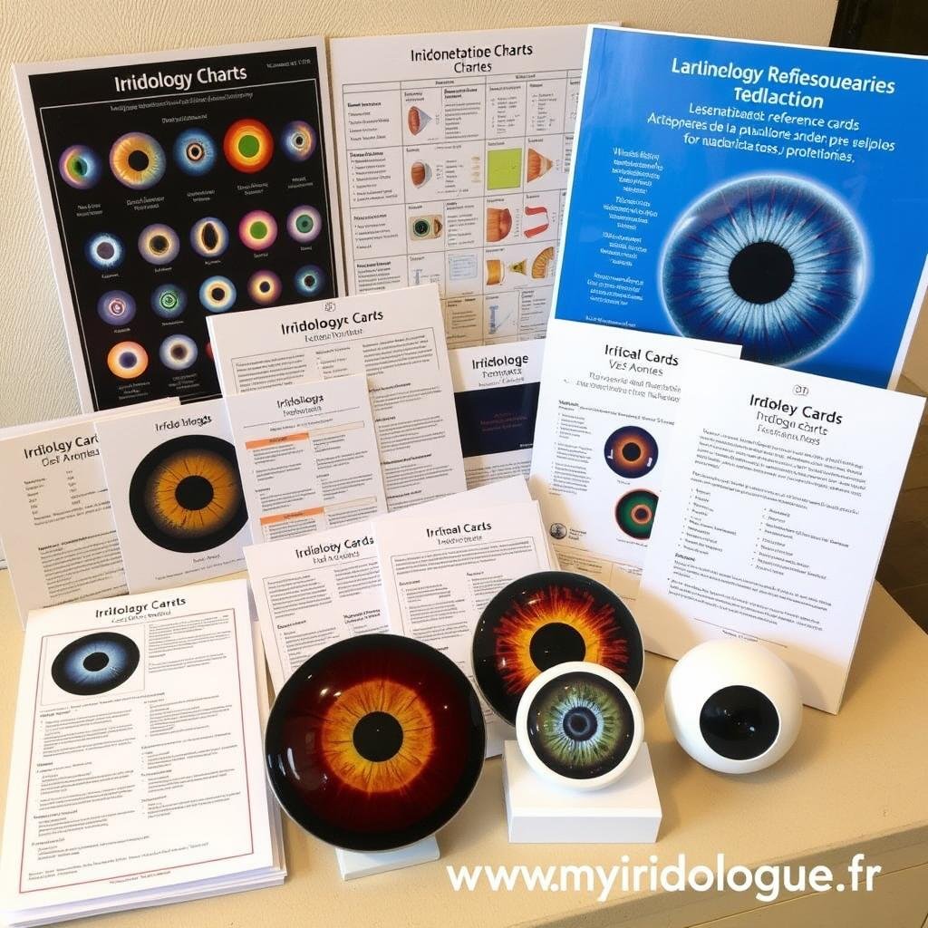 Cartes d'iridologie et outils pédagogiques pour la formation