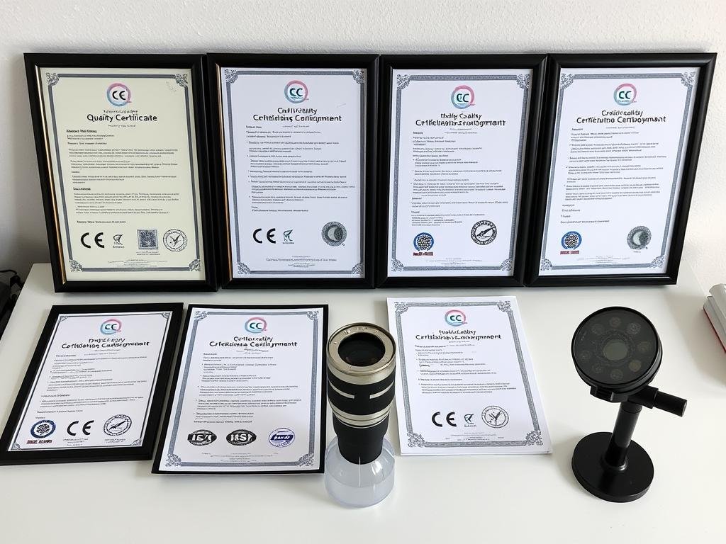 Certificats de qualité et garantie des produits MAIKONG