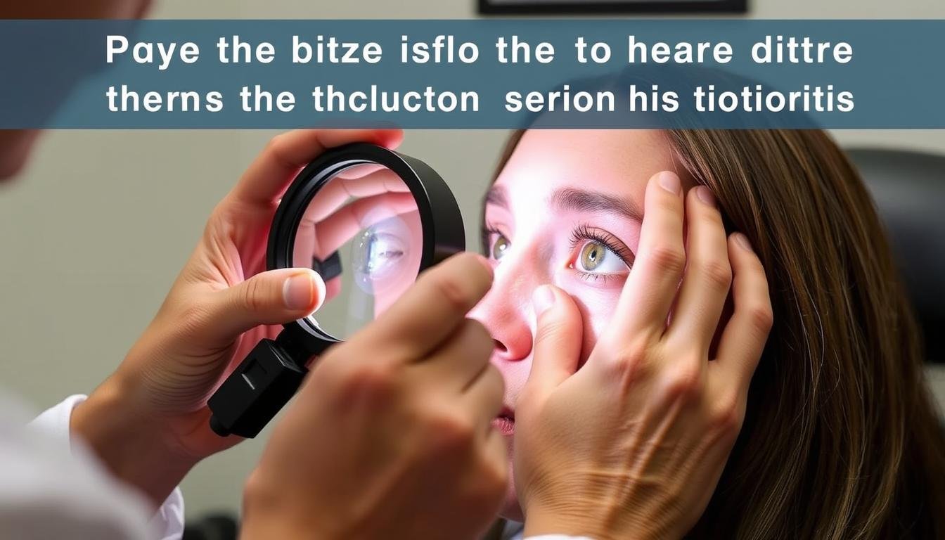 Démonstration d'utilisation d'une loupe pour iridologie naturopathie en consultation