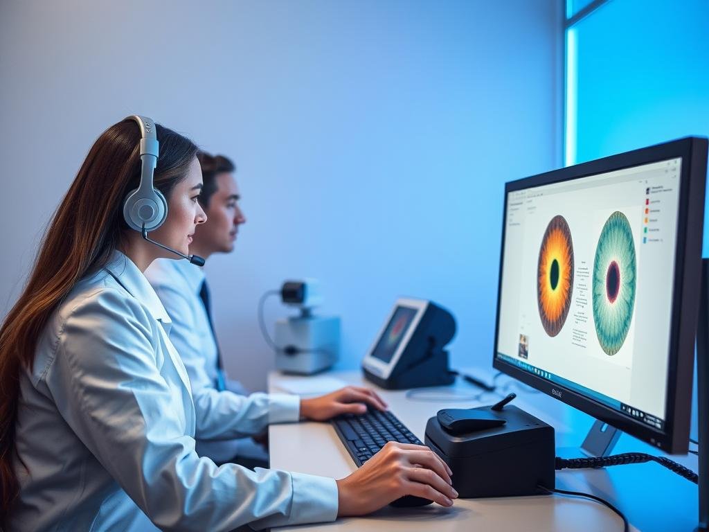 Équipe de support technique AIKONG pour macro lens iridology