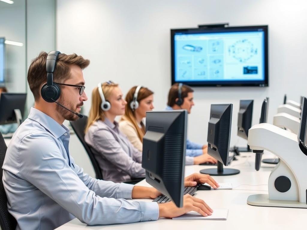Équipe de support technique MAIKONG pour les loupes d'iridologie