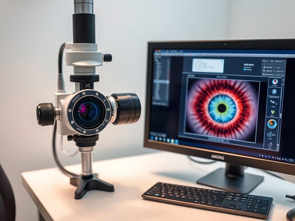 Équipement professionnel de macro lens iridology AIKONG