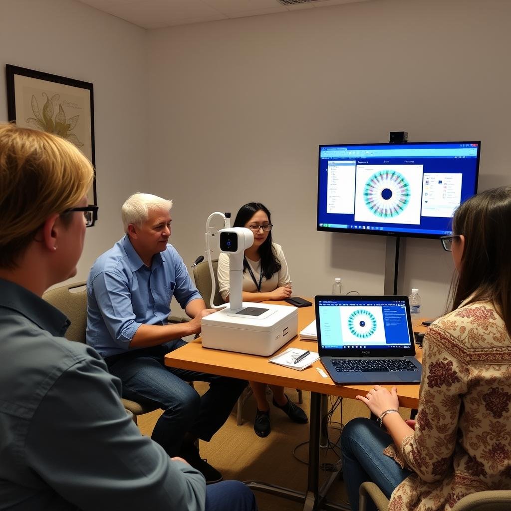 Formation à l'utilisation des appareils d'iridologie MAIKONG