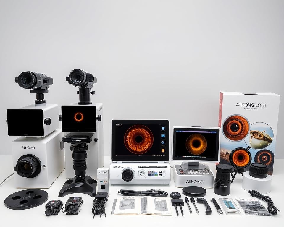 Gamme complète d'équipements de macro lens iridology AIKONG