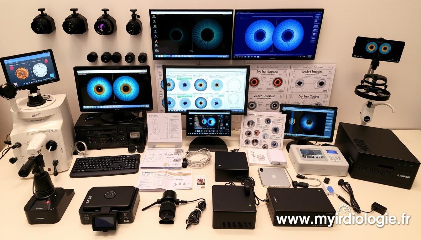 Gamme complète d'équipements d'iridologie MAIKONG basés sur la méthode Jensen