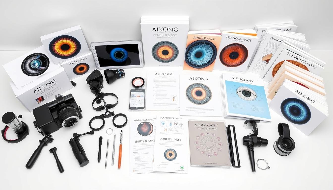 Gamme complète d'équipements pour iridologie naturopathie AIKONG