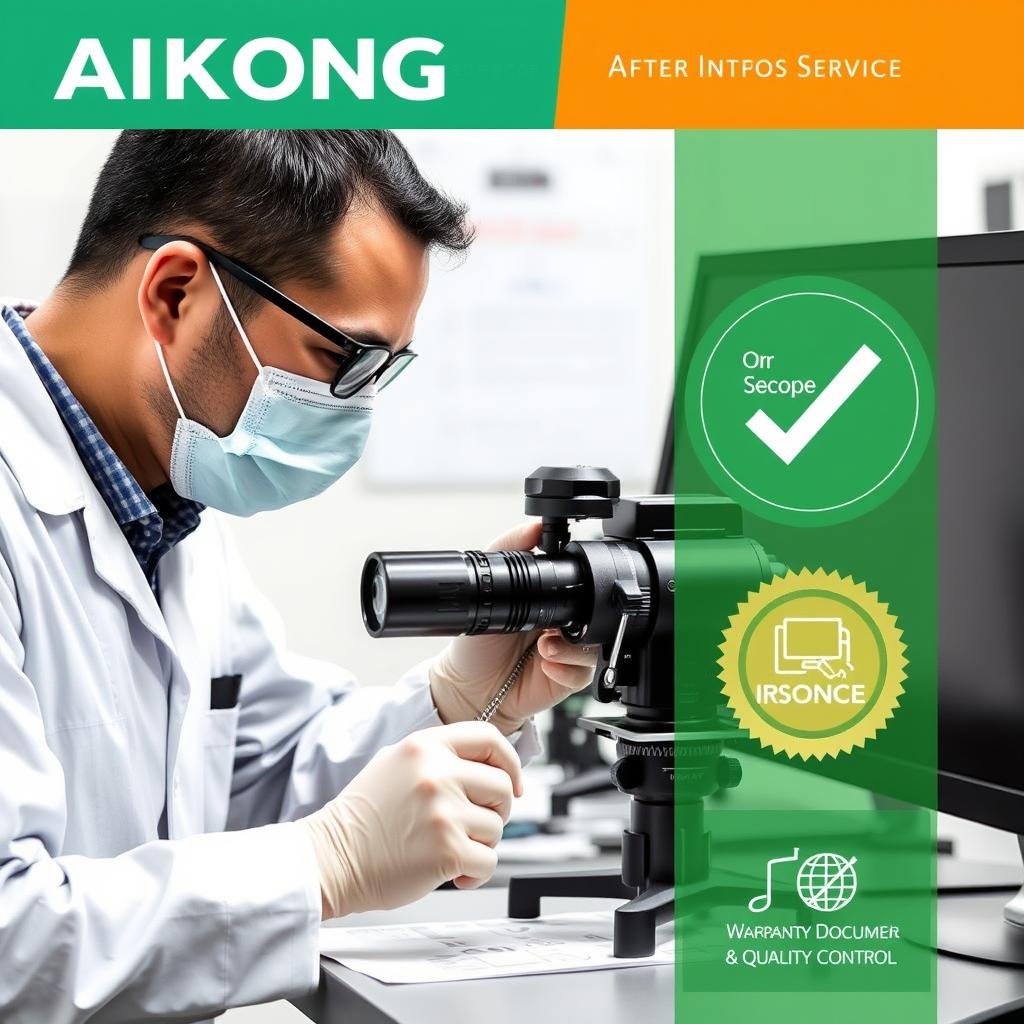 Garantie et service après-vente pour iriscope MAIKONG