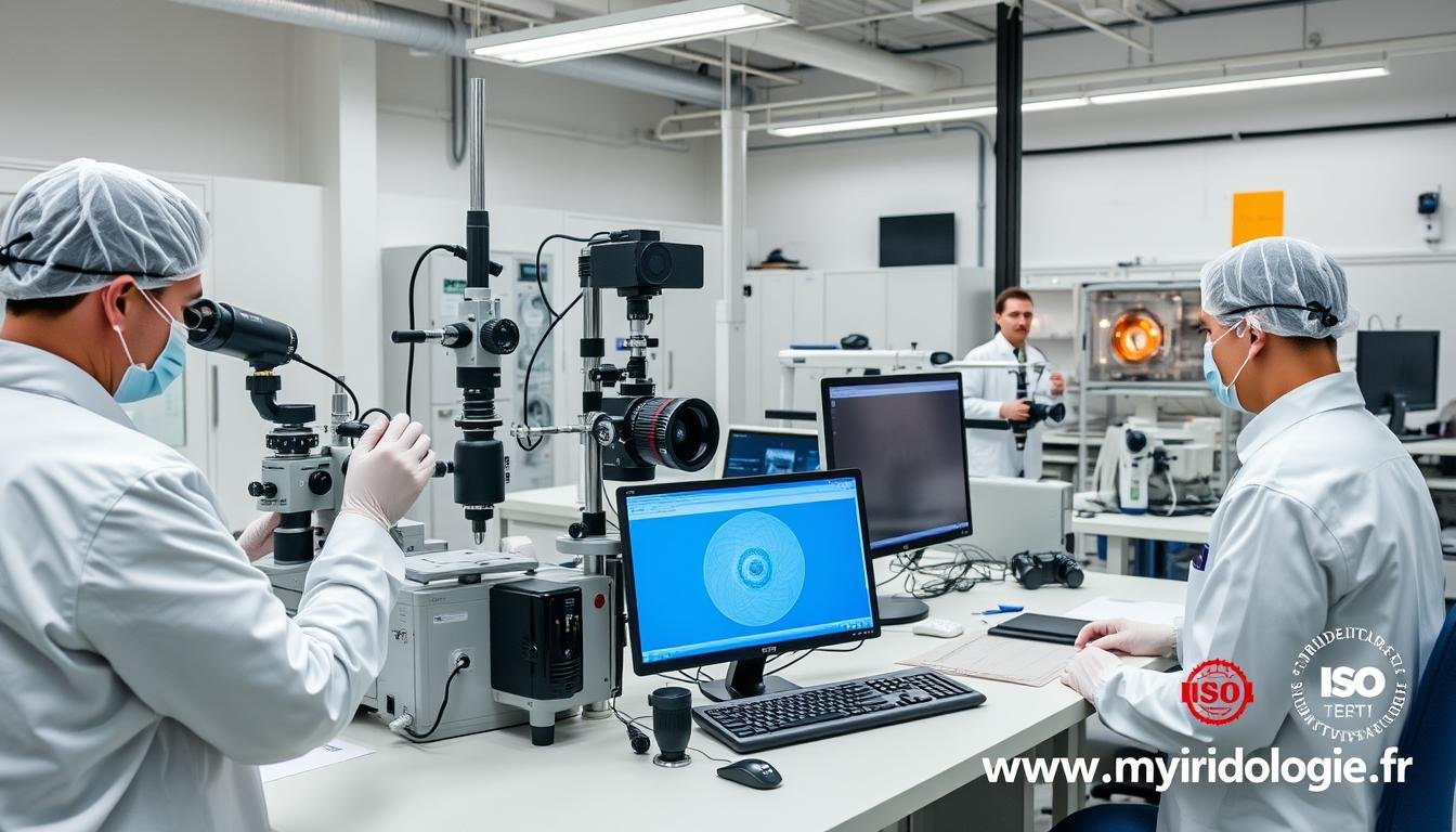 Laboratoire de contrôle qualité MAIKONG pour équipements d'iridologie
