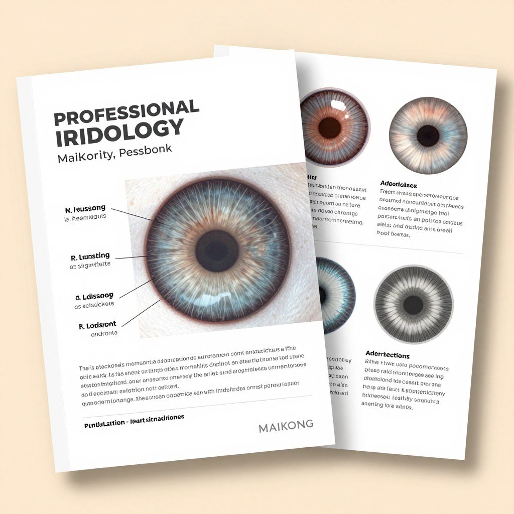 Livre d'iridologie MAIKONG pour centres de formation