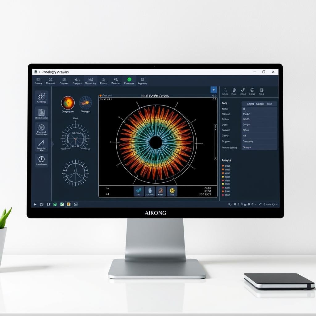 Logiciel d'analyse iridologique AIKONG