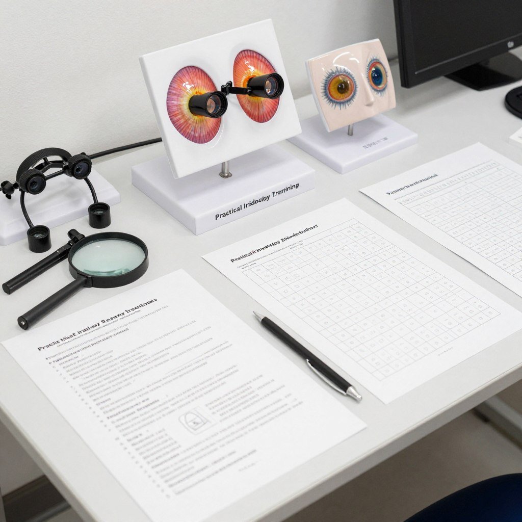 Matériel pratique pour formation iridologie belgique