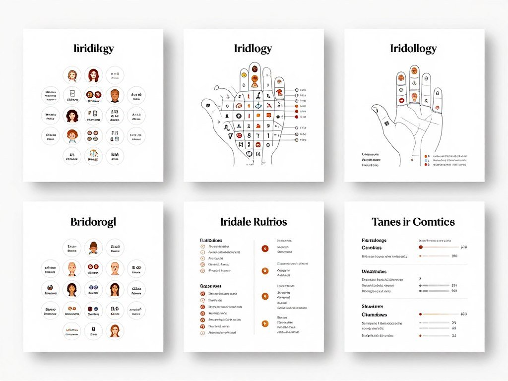 Options de personnalisation des cartes d'iridologie MAIKONG