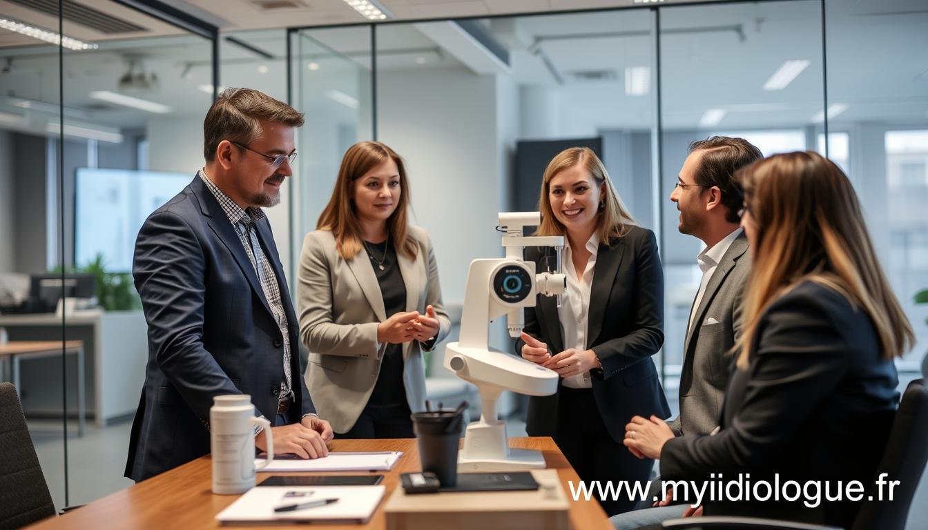 Partenariat entre MAIKONG et un distributeur d'équipements d'iridologie