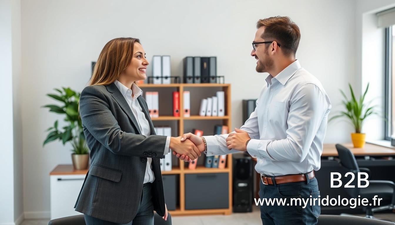 Partenariat professionnel pour la distribution de livres d'iridologie