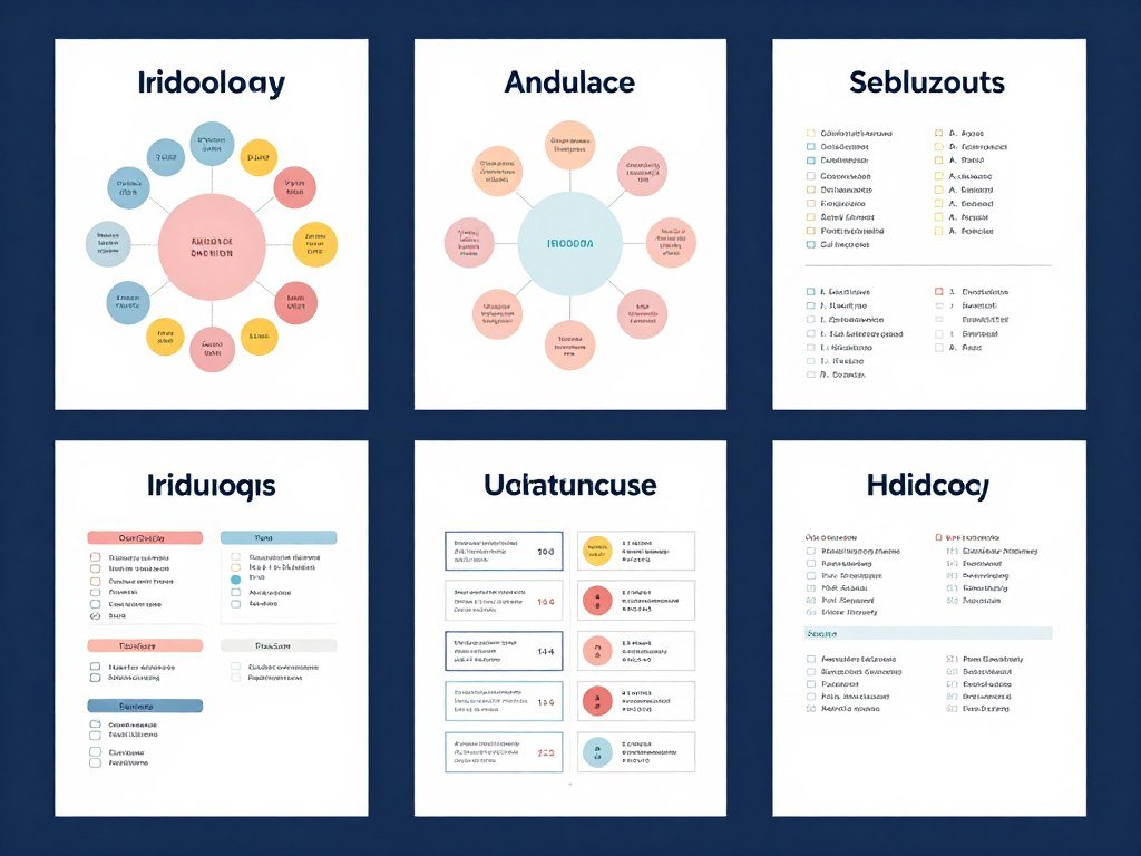 Personnalisation du contenu des cartes d'iridologie