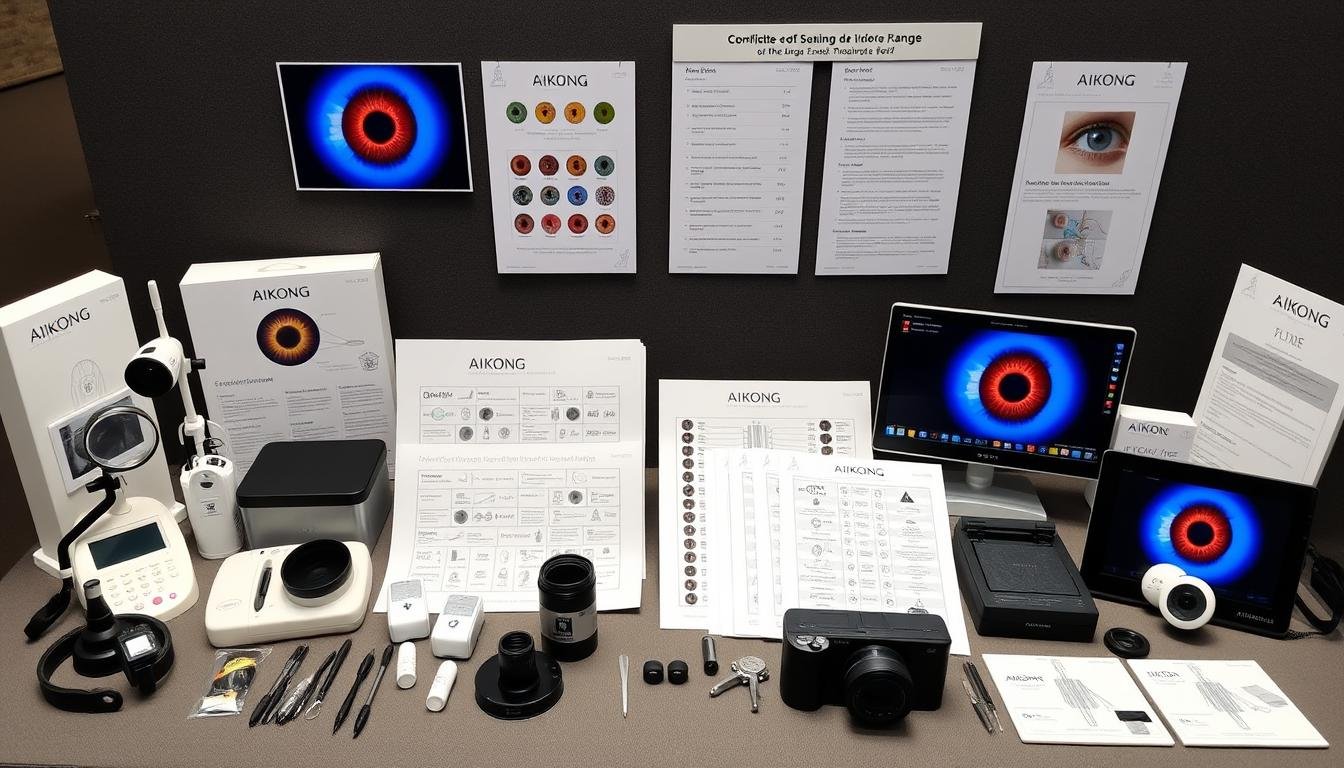 Présentation complète de la gamme de produits MAIKONG pour l'iridologie
