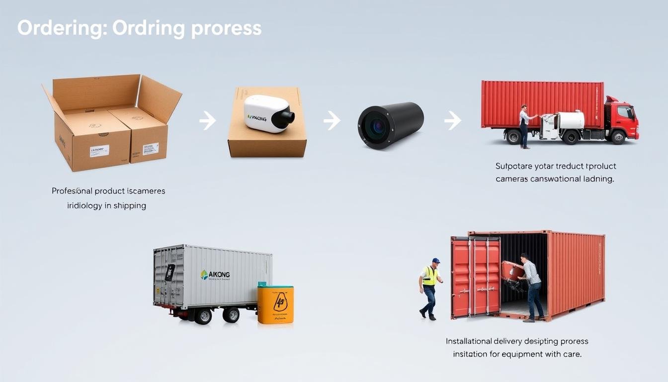 Processus de commande et livraison des cameras d'iridologie MAIKONG