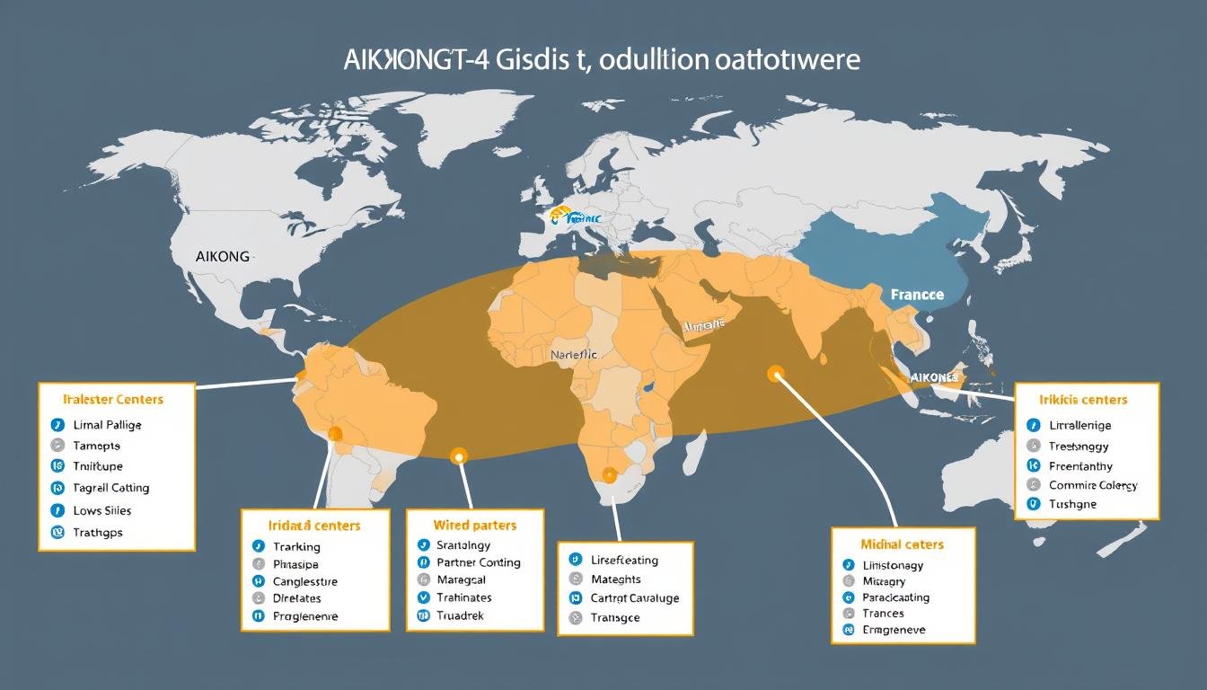 Réseau de distribution mondial d'AIKONG pour appareils d'iridologie