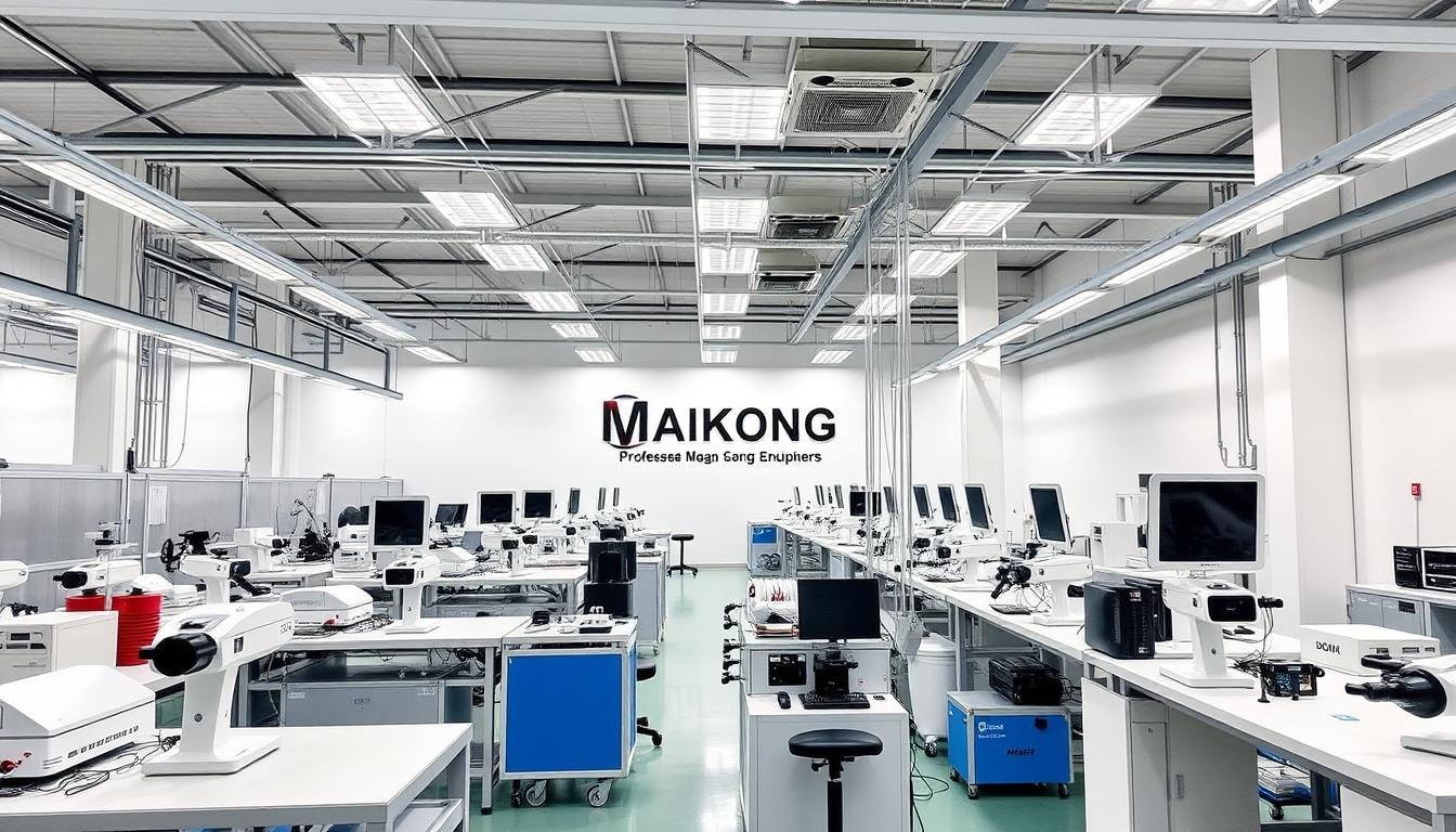 Siège social de MAIKONG à Shenzhen avec équipements de production d'appareils d'iridologie