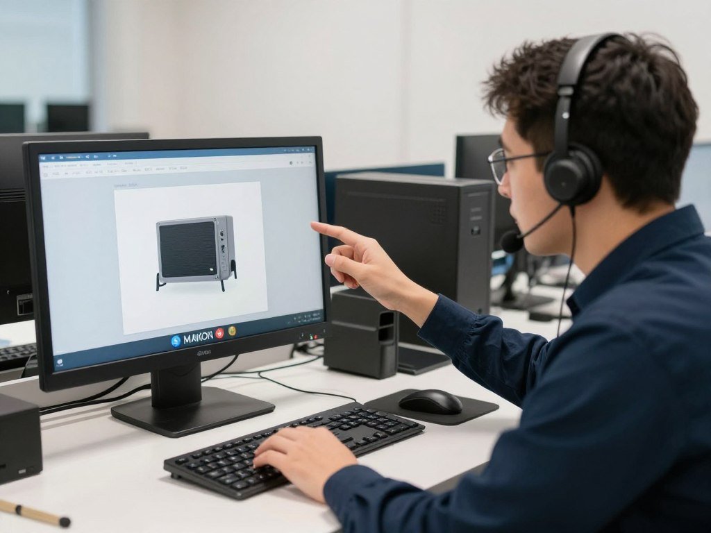 Support technique pour équipement de formation iridologie