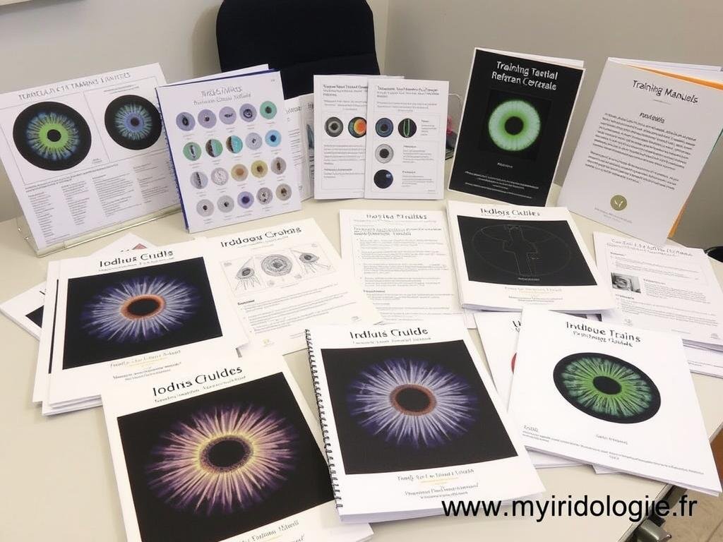 Supports pédagogiques pour formation iridologie
