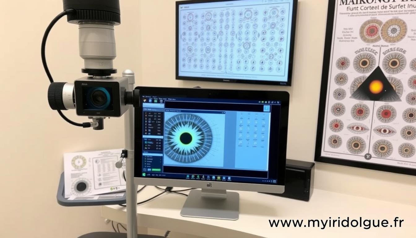 Système complet d'iridologie MAIKONG comprenant caméra, logiciel et cartes d'iridologie
