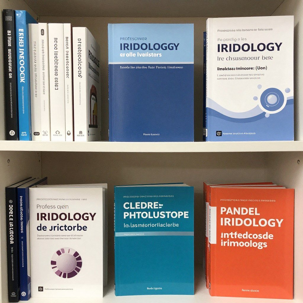 Collection de livres d'iridologie professionnels