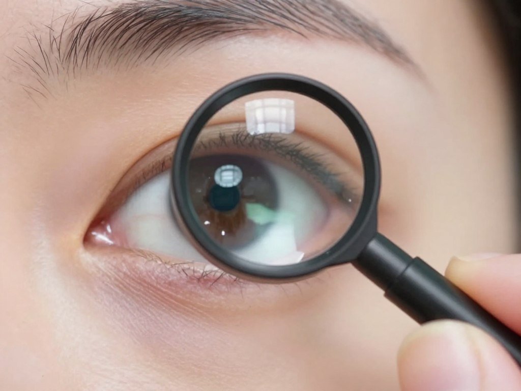 Loupe d'iridologie professionnelle MAIKONG en utilisation