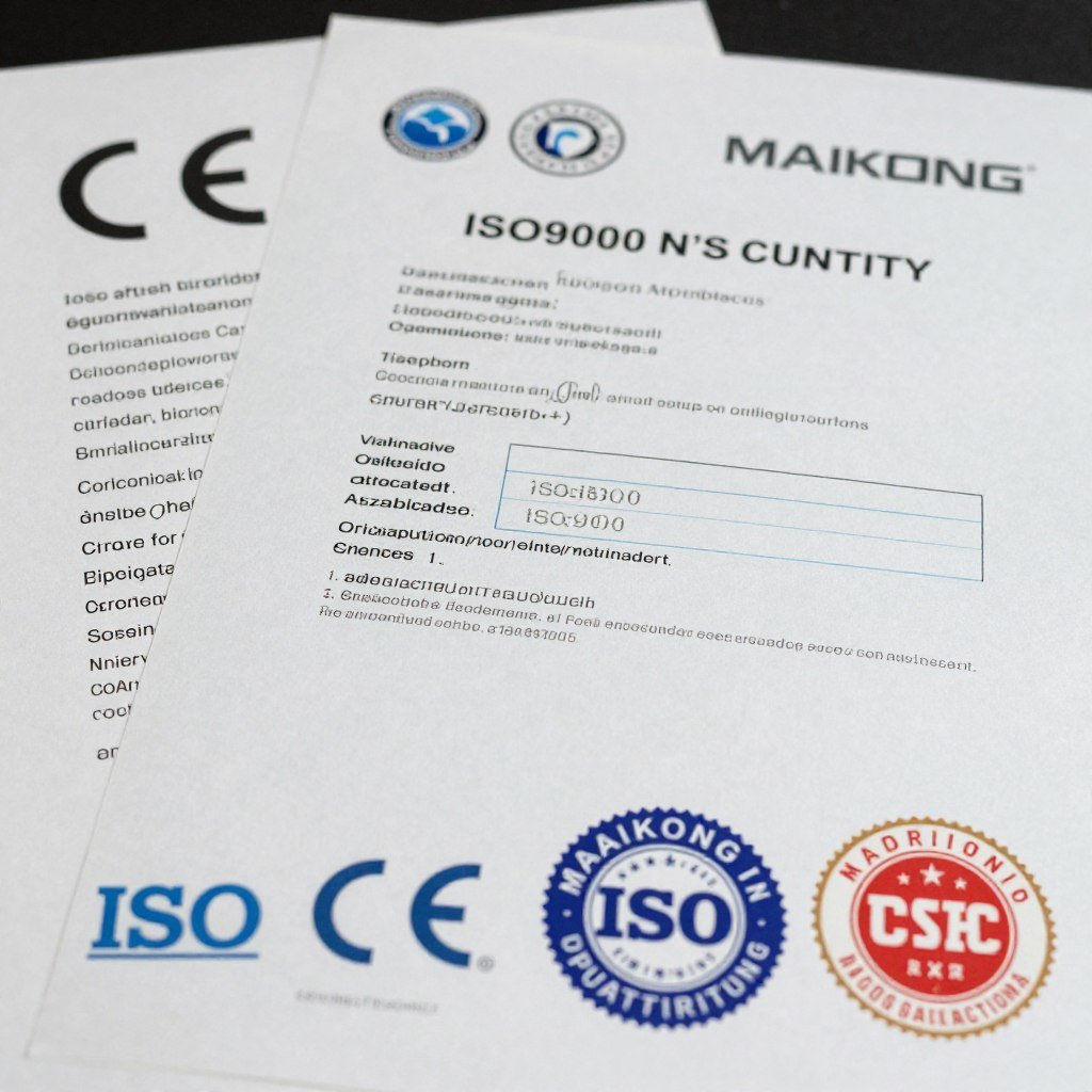 Certification de qualité des équipements MAIKONG pour formation iridologie