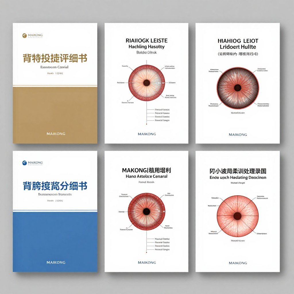 Collection de livres d'iridologie MAIKONG pour formation