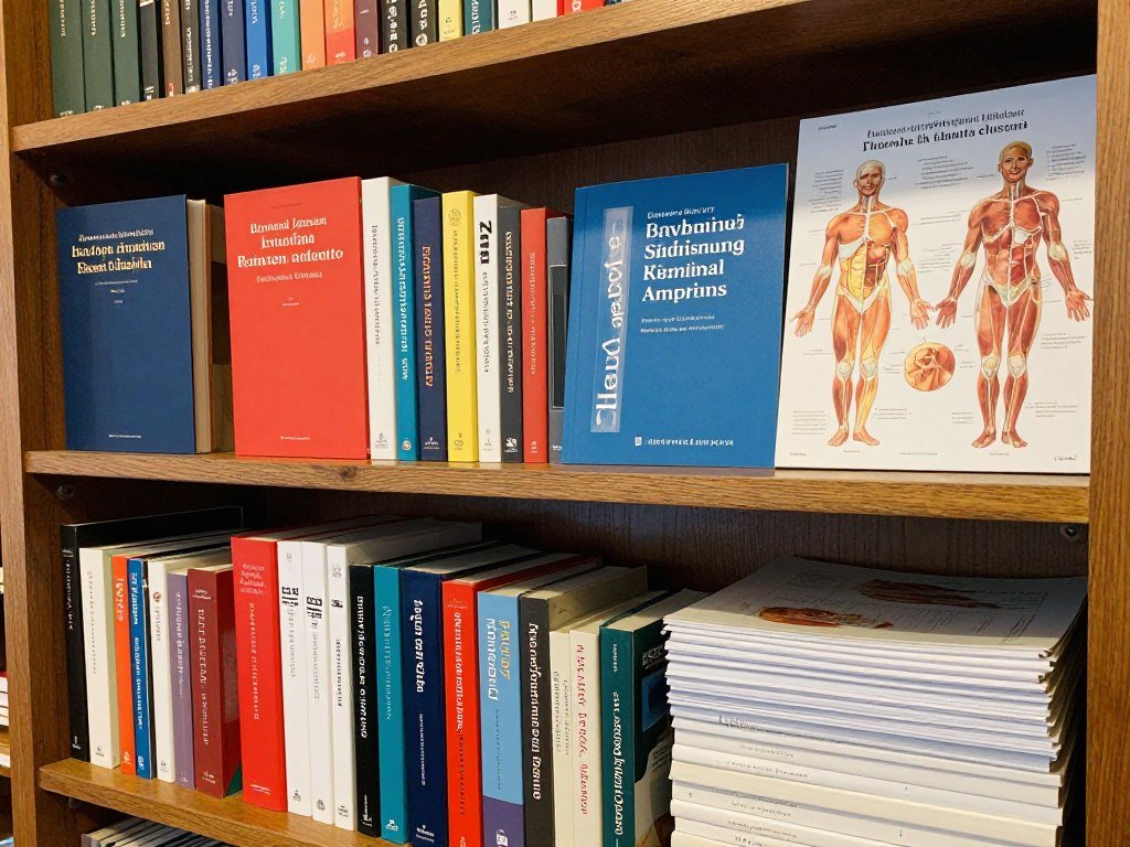 Bibliothèque professionnelle d'ouvrages spécialisés en iridologie