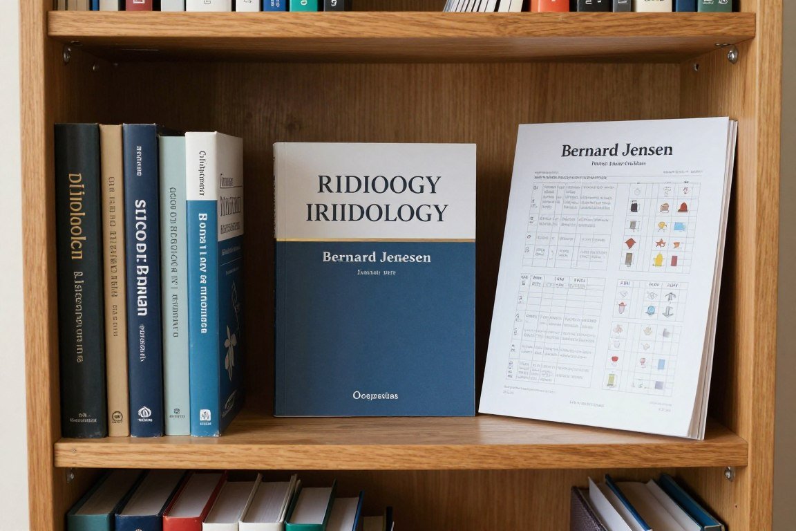 Collection de livres d'iridologie et matériel pédagogique professionnel