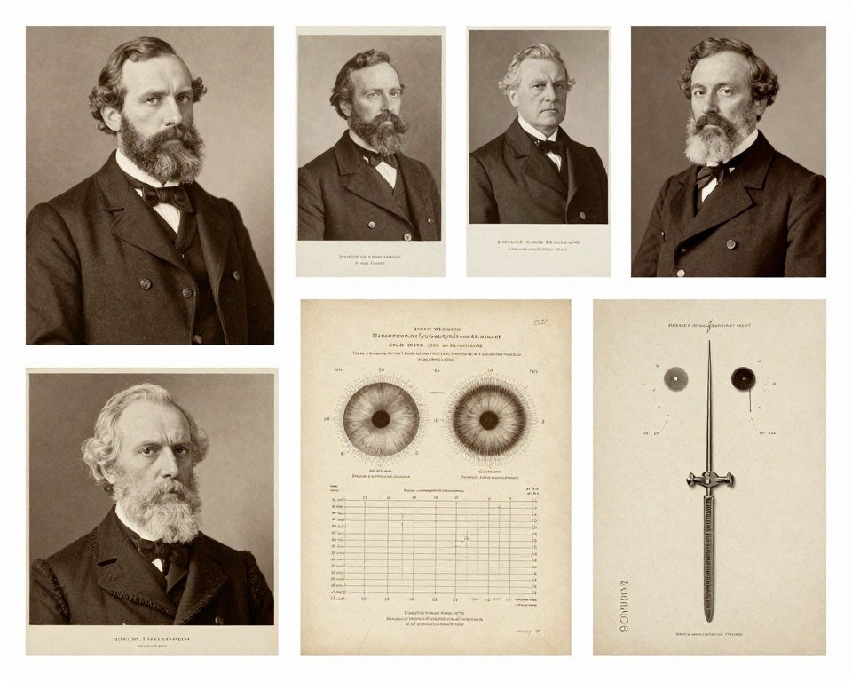 Portrait historique des pionniers de l'iridologie avec leurs contributions majeures