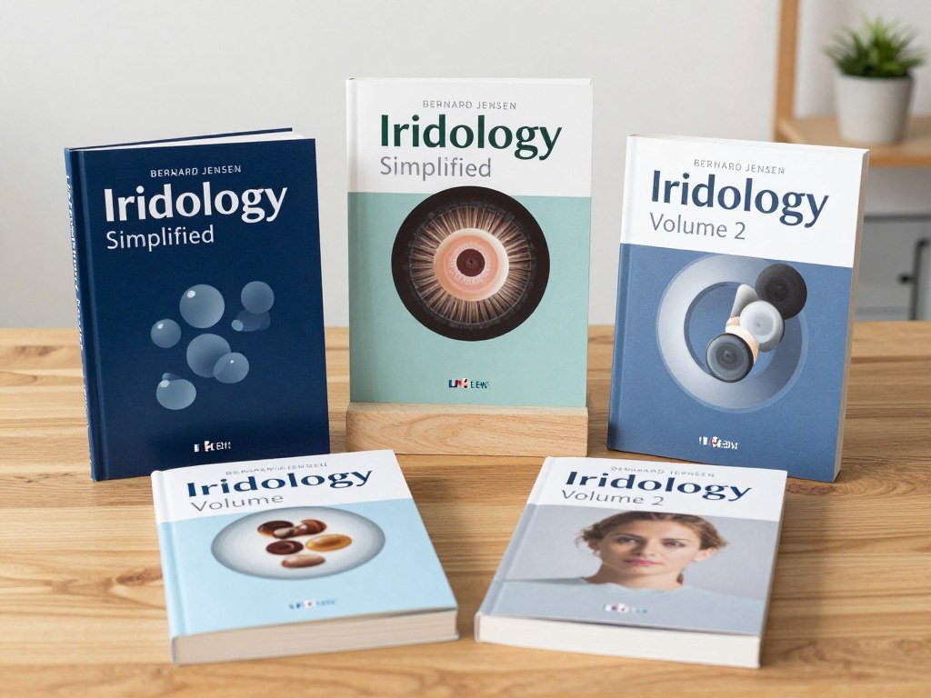 Collection complète des livres de Bernard Jensen sur l'iridologie