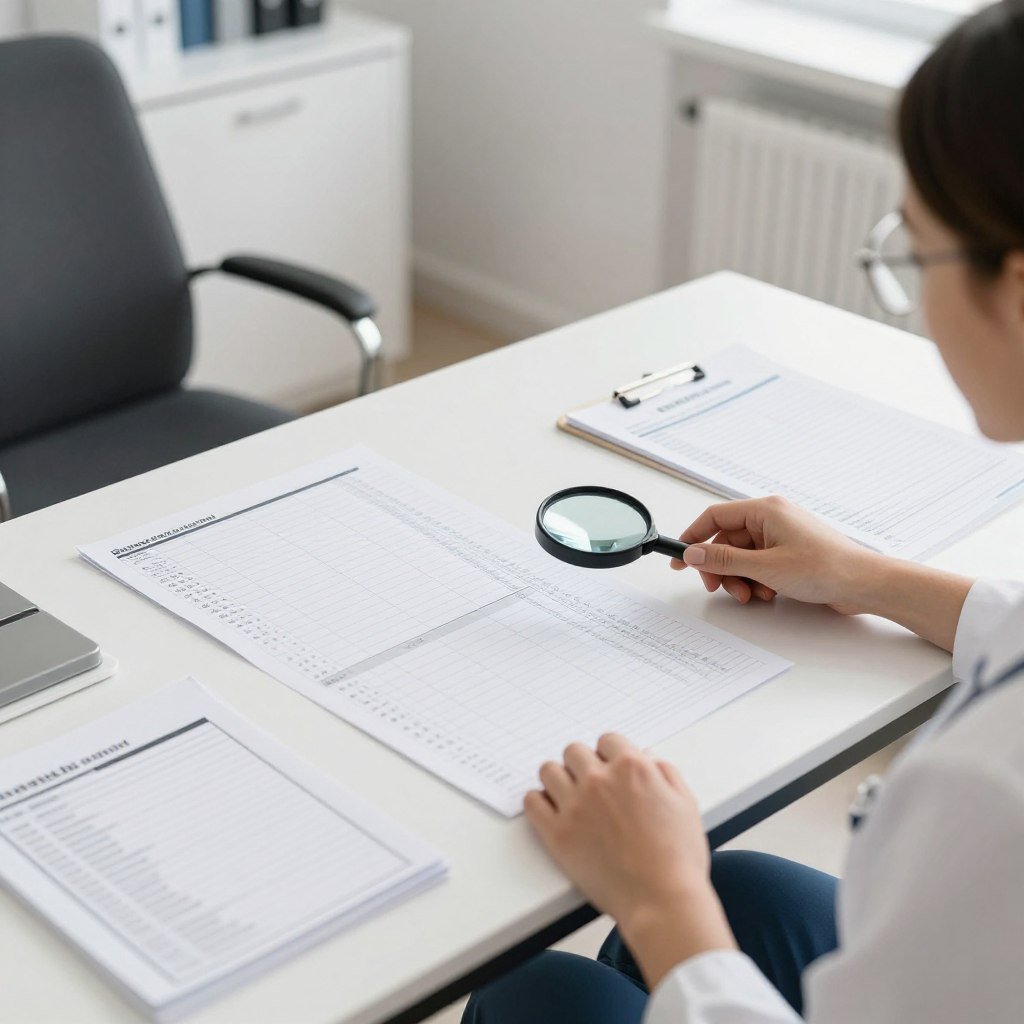 Accessoires professionnels pour consultation en iridologie