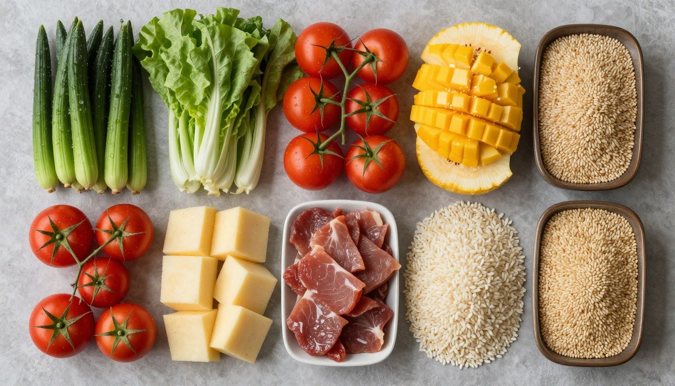 Aliments acidifiants et alcalinisants dans une composition équilibrée