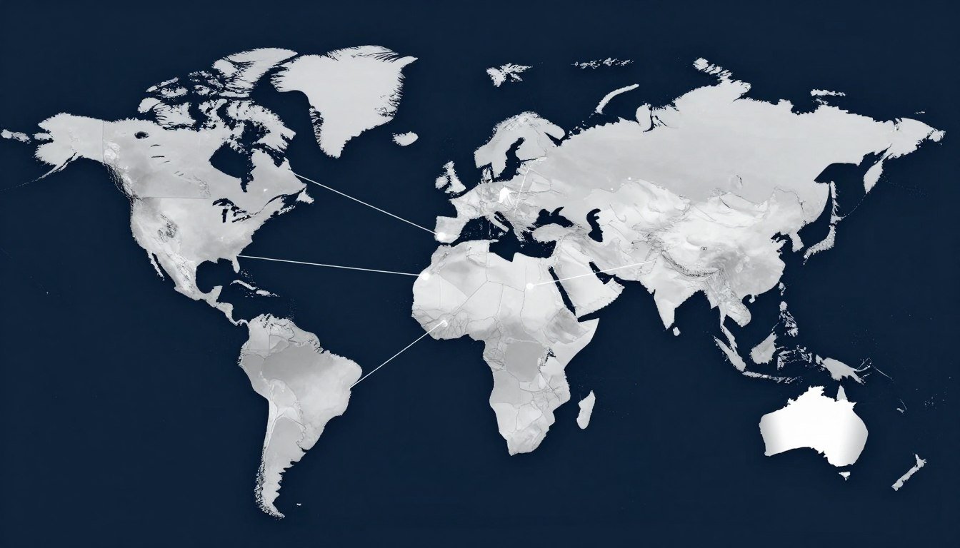 Réseau de partenaires MAIKONG à travers le monde montrant l'expansion internationale