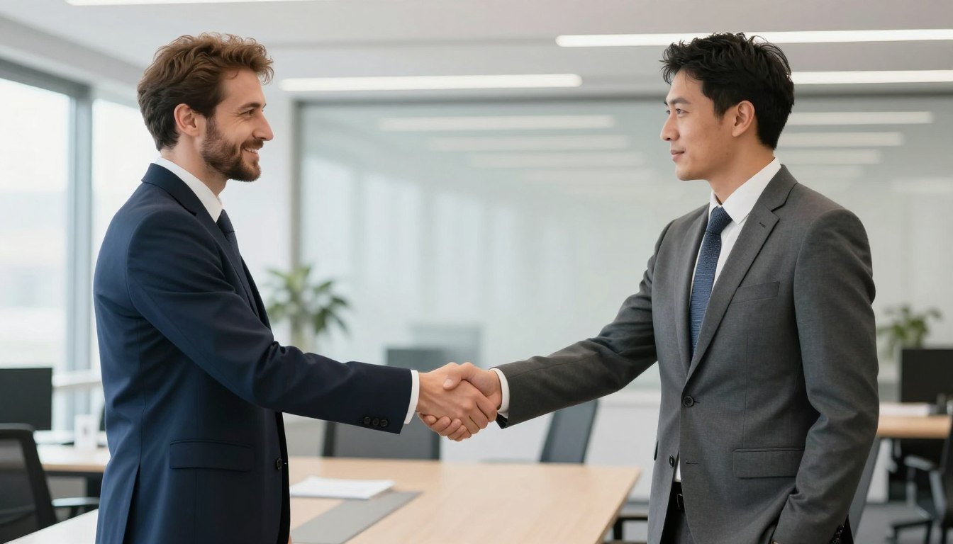 poignée main partenariat commercial professionnel poignée main partenariat commercial professionnel